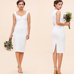 Dress The Population Elle Dress White NWOT